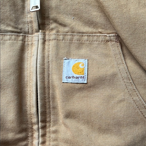 Carhartt Tan Hooded Jacket - Picture 2 of 11